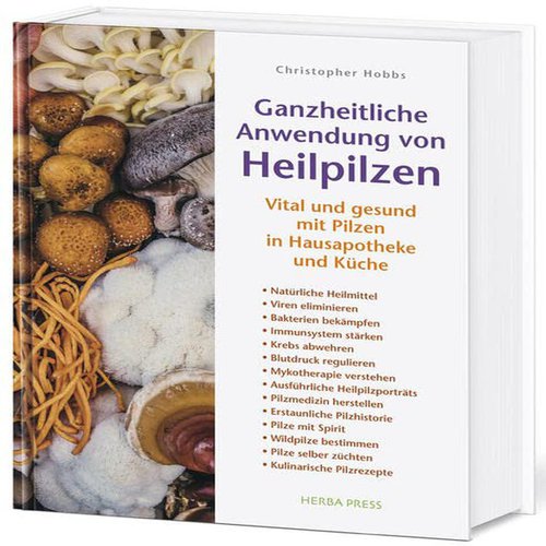 Buchcover von 'Heilende Adaptogene: Der definitive Leitfaden zur Verwendung von Superkräutern und Pilzen für die Wiederherstellung, Abwehr und Leistung Ihres Körpers' – Ein umfassender Leitfaden zu adaptogenen Kräutern und Pilzen.