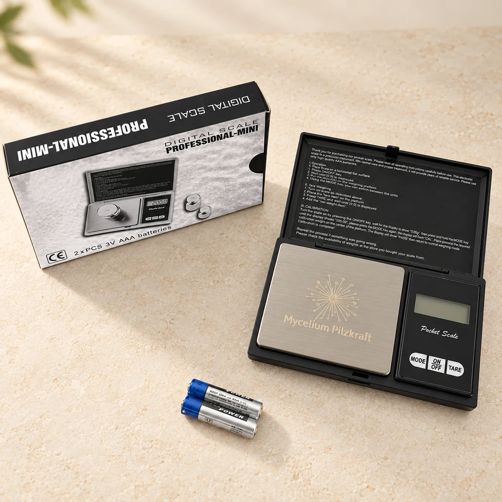 Mycelium-Pilzkraft Digitale Taschenwaage