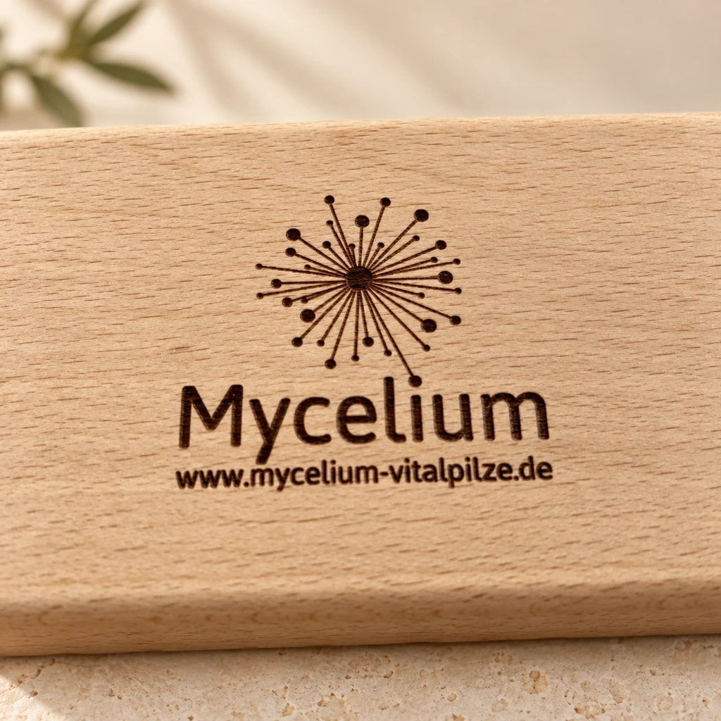 Pillendose aus Buchenholz