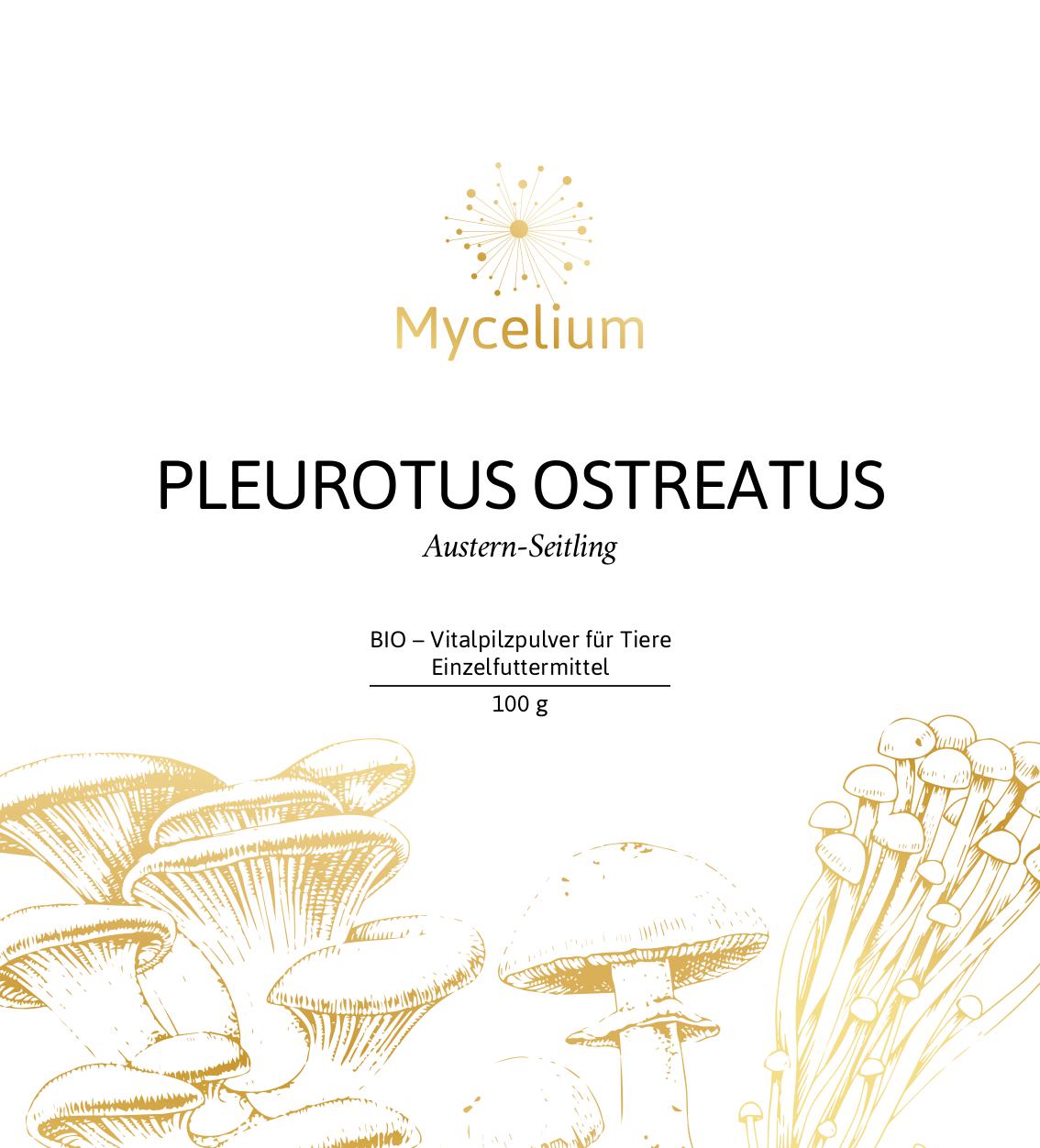 BIO Austernpilz (Pleurotus) für Hunde, Katzen und Pferde