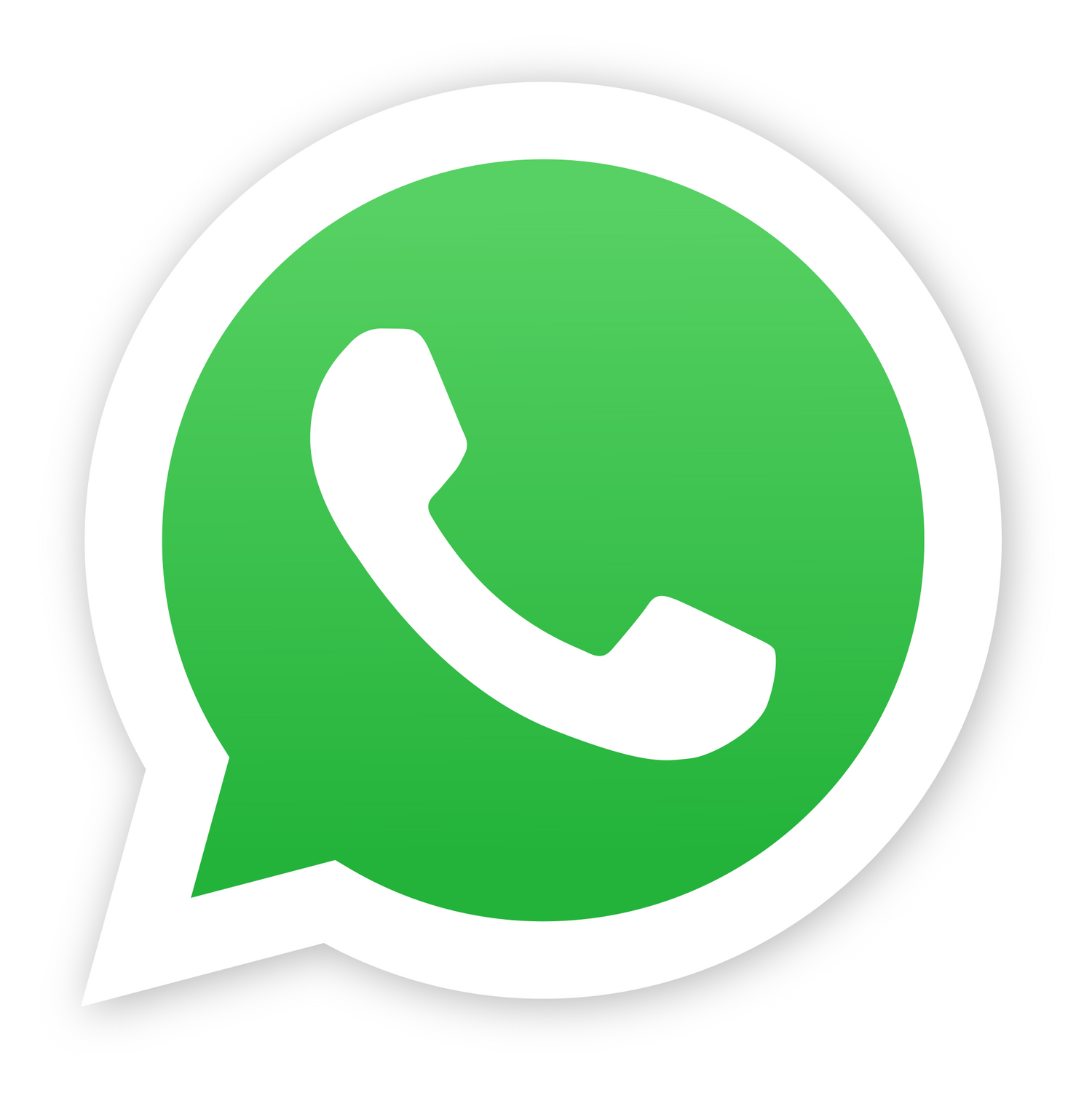 Das Bild zeigt das WhatsApp-Logo, das für einen Informationskanal genutzt wird, um aktuelle Studien über Vitalpilze zu teilen. Das Logo symbolisiert eine digitale Plattform für den Austausch von neuesten Forschungsergebnissen und wissenschaftlichen Erkenntnissen im Bereich der medizinischen Pilze.